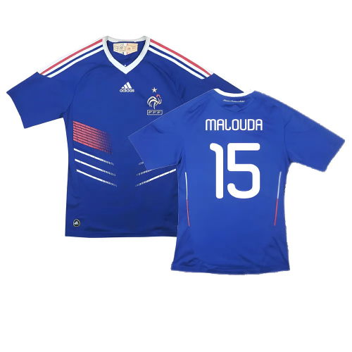 France 2009-10 Home Shirt (S) (Malouda 15) (Excellent)