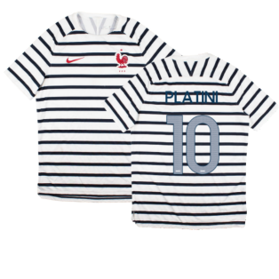 France 2011-12 Away Shirt (L) (Very Good) (PLATINI 10)