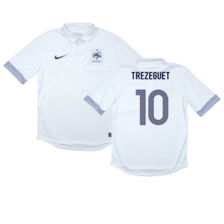 France 2012-13 Away Shirt (L) (Excellent) (TREZEGUET 10)