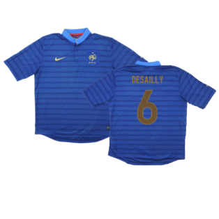France 2012-13 Home Shirt (M) (Very Good) (DESAILLY 6)