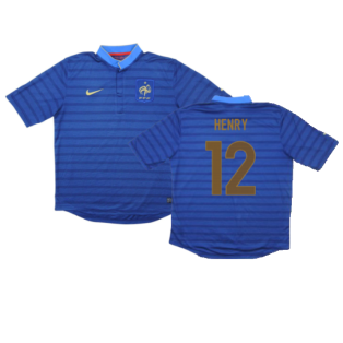 France 2012-13 Home Shirt (XL) (Excellent) (HENRY 12)