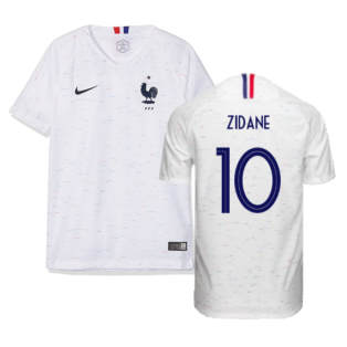 France 2018-19 Away Shirt (XL) (Good) (Zidane 10)