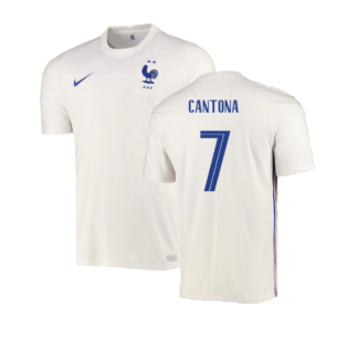 France 2020-21 Away Shirt (XXL) (Good) (Cantona 7)