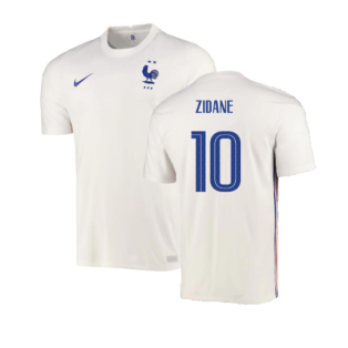 France 2020-21 Away Shirt (XXL) (Good) (Zidane 10)