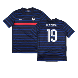 France 2020-21 Home Shirt (Mint) (Benzema 19)