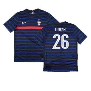 France 2020-21 Home Shirt (Mint) (Thuram 26)