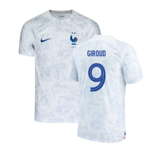 France 2022-23 Away Shirt (Mbappe #10) (Womens M) (Good) (GIROUD 9)