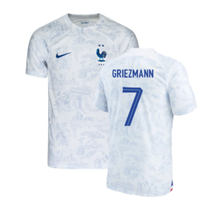 France 2022-23 Away Shirt (Mbappe #10) (Womens M) (Good) (GRIEZMANN 7)