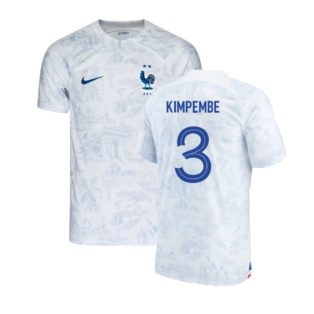 France 2022-23 Away Shirt (Mbappe #10) (Womens M) (Good) (KIMPEMBE 3)