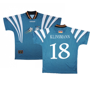 Germany 1996-98 Away Shirt (Excellent) (Klinsmann 18)