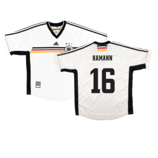 Germany 1998-00 Home Shirt (M) (Good) (Hamann 16)