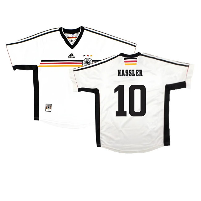 Germany 1998-00 Home Shirt (2XL) (Good) (Hassler 10)