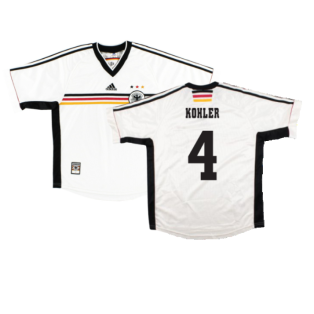 Germany 1998-2000 Home Shirt (XLB) (Good) (Kohler 4)