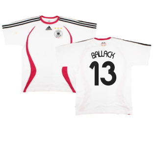 Germany 2006-07 Adidas Training Shirt (M) (Ballack 13) (Very Good)