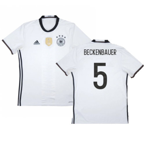 Germany 2015-16 Home Shirt (M) (Fair) (Beckenbauer 5)