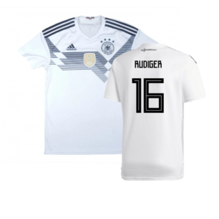 Germany 2018-19 Home Shirt (Very Good) (Rudiger 16)