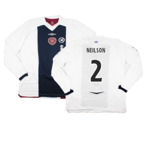 Hearts 2008-09 Long Sleeve Away Shirt (XXL) (Neilson 2) (Mint)