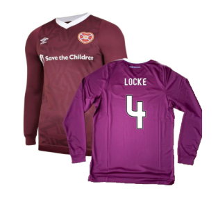 Hearts 2019-20 Long Sleeve Home Shirt (YL) (Locke 4) (BNWT)