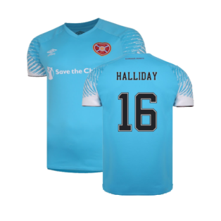 Hearts 2020-21 Away Shirt (S) (Halliday 16) (Mint)