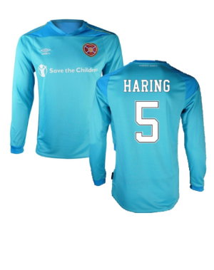 Hearts 2020-21 GK Home Long Sleeve Shirt (L) (Haring 5) (Excellent)