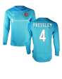 Hearts 2020-21 GK Home Long Sleeve Shirt (L) (PRESSLEY 4) (Excellent)