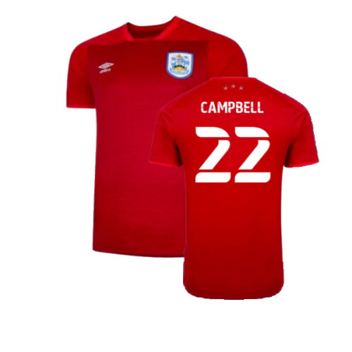 Huddersfield 2020-21 Away Shirt (XXL) (Mint) (Campbell 22)