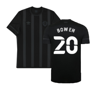 Hull City 2021-22 Away Shirt (Sponsorless) (L) (Bowen 20) (Mint)