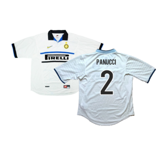 Inter Milan 1998-99 Away Shirt (XL) (Panucci 2) (Excellent)