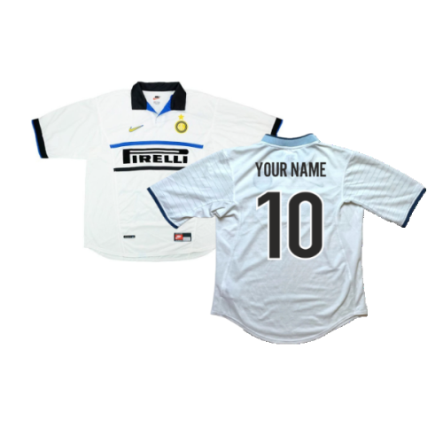 Inter Milan 1998-99 Away Shirt (XL) (Your Name 10) (Excellent)