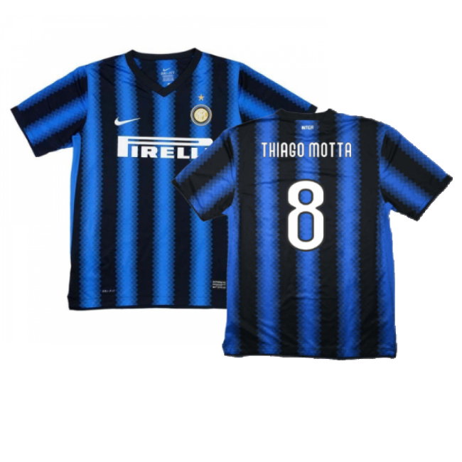 Inter Milan 2010-11 Home Shirt (S) (Excellent) (Thiago Motta 8)