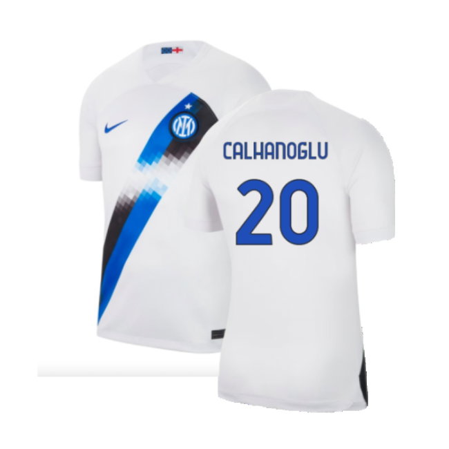 Inter Milan 2023-24 Away Shirt (Sponsorless) (M) (Calhanoglu 20) (BNWT)