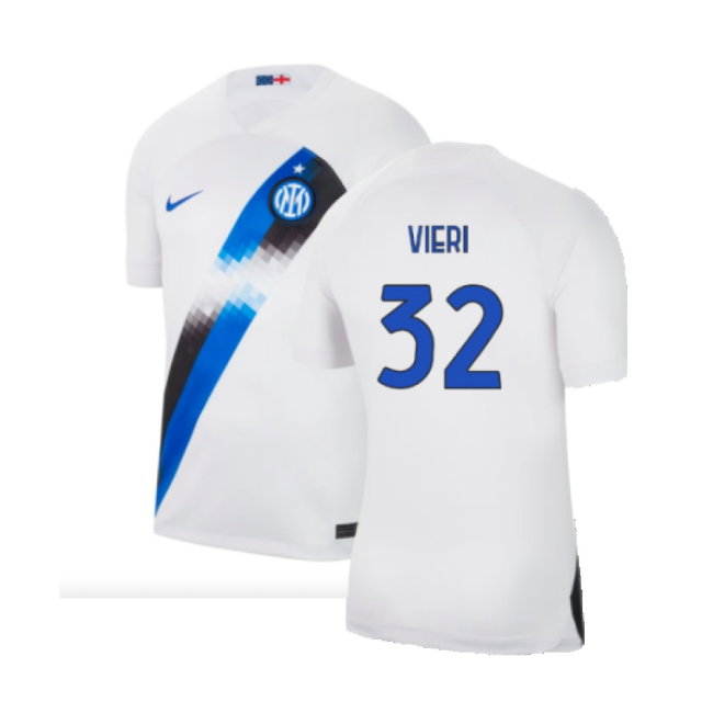 Inter Milan 2023-24 Away Shirt (Sponsorless) (M) (Vieri 32) (BNWT)