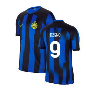 Inter Milan 2023-24 Home Shirt (SB) (Dzeko 9) (Excellent)