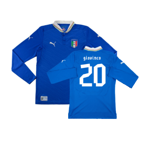 Italy 2012-13 Home Long Sleeve Shirt (S) (Fair) (Giovinco 20)