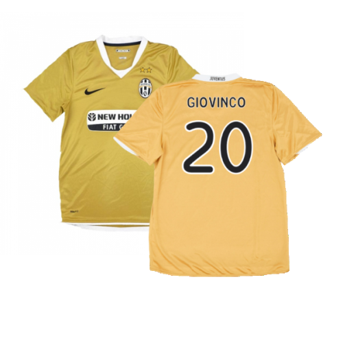Juventus 2008-09 Away Shirt (Very Good) (Giovinco 20)