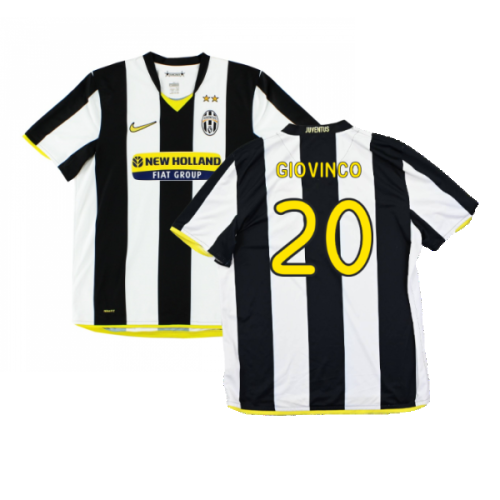 Juventus 2008-09 Home Shirt (XL) (Excellent) (Giovinco 20)