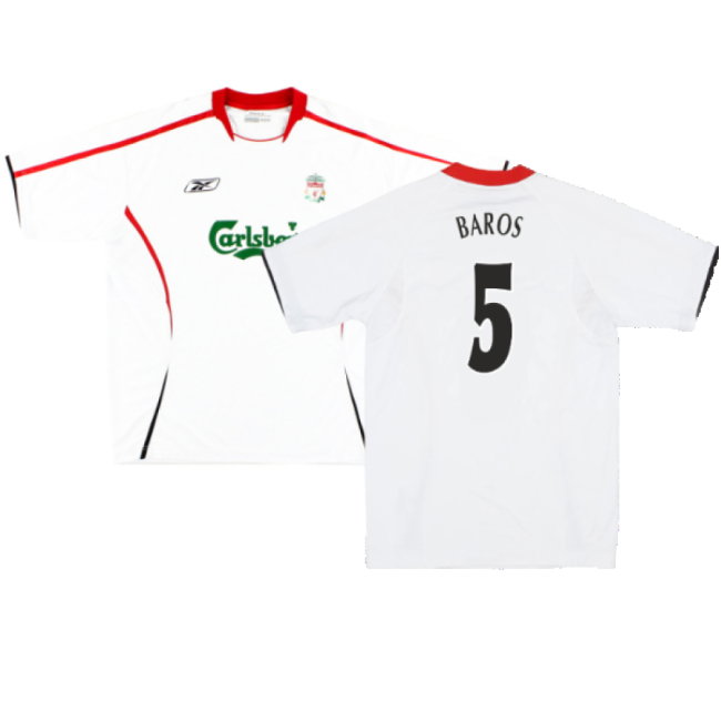 Liverpool 2005-06 Away Shirt (2XL) (Very Good) (Baros 5)