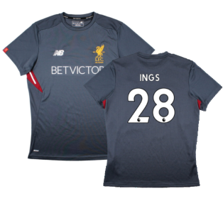 Liverpool 2017-18 New Balance Training Shirt (L) (Ings 28) (Excellent)