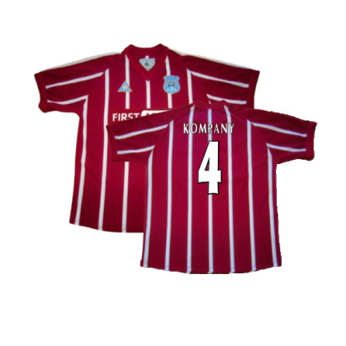 Manchester City 2002-2003 Third Shirt (M) (Excellent) (Kompany 4)