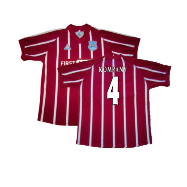 Manchester City 2002-2003 Third Shirt (M) (Excellent) (Kompany 4)