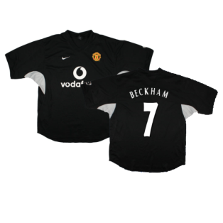 Manchester United 2002-03 Nike Training Shirt (L) (Beckham 7) (Good)