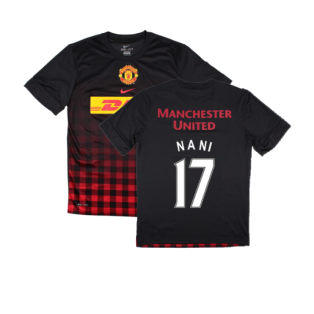 Manchester United 2010-2011 Training Shirt (M) (Nani 17) (Excellent)