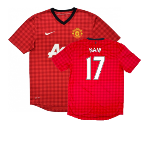 Manchester United 2012-13 Home Shirt (S) (Very Good) (Nani 17)