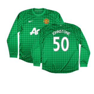 Manchester United 2012-2013 Home GK Shirt (L) (Very Good) (Johnstone 50)