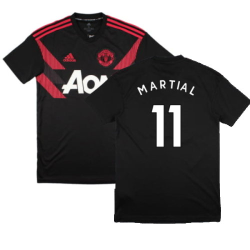 Manchester United 2018-19 Adidas Training Shirt (XL) (Excellent) (Martial 11)