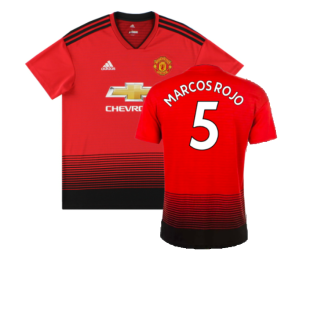 Manchester United 2018-19 Home Shirt (Excellent) (Marcos Rojo 5)