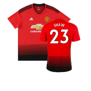 Manchester United 2018-19 Home Shirt (Mint) (Shaw 23)