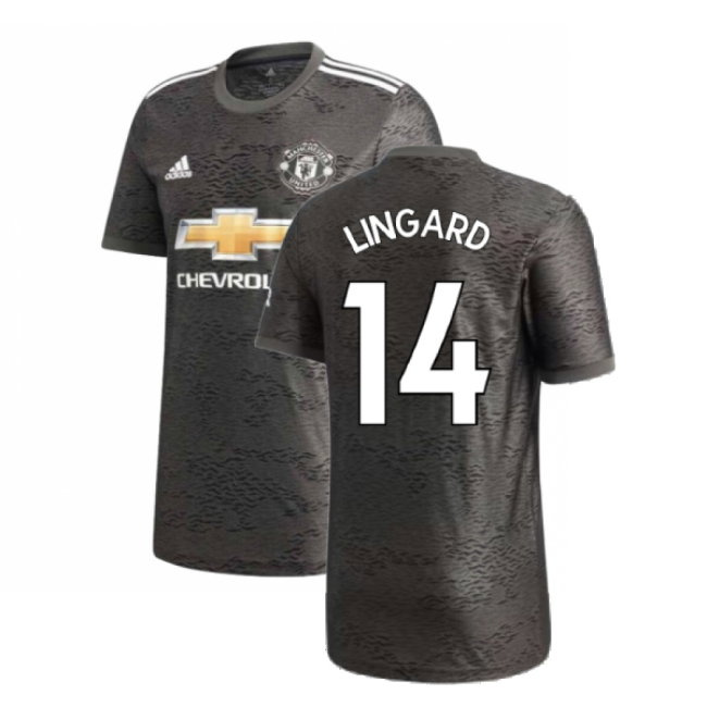 Manchester United 2020-21 Away Shirt (7-8y) (Mint) (LINGARD 14)