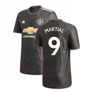 Manchester United 2020-21 Away Shirt (7-8y) (Mint) (MARTIAL 9)