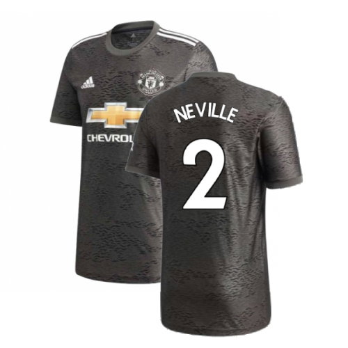 Manchester United 2020-21 Away Shirt (7-8y) (Mint) (NEVILLE 2)